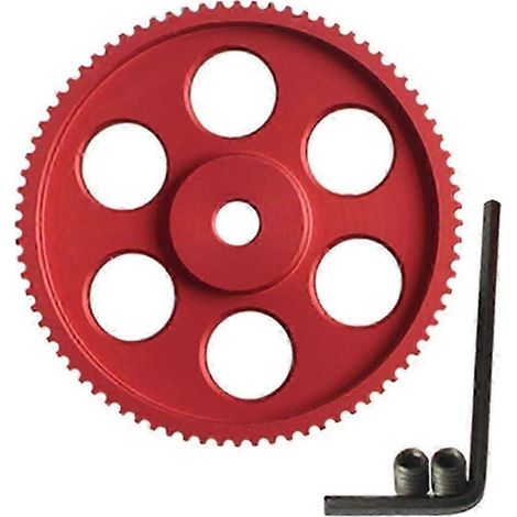 Kit de poulie synchrone 2GT 80 dents alésage de 5 mm courroie synchrone 2MGT pour imprimante 3D Voron 2.4 pièces détachées rouge (1/5)