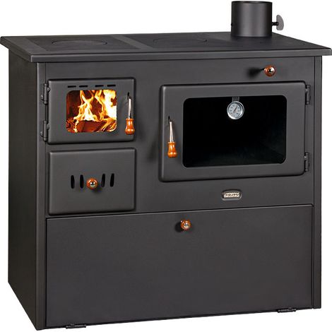Cocina de leña con horno 14 Prity 2PM