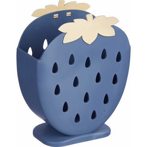 Ahlsen Jaula creativa para palillos de fresa para el hogar, jaula para palillos multifuncional de pie para cocina, caja de palillos con drenaje de doble rejilla (1/5)