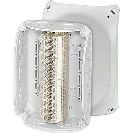 HENSEL SÉRIE BORNES BOÎTE RK 1024 T 1,5-4QMM, 24 PINCES BOÎTE, BOÎTIER POUR MONTAGE SUR LE MUR/PLAFOND 4012591125709