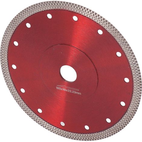 Ultradünnes Sägeblatt Red Diamond 65 aus Manganlegierungsstahl, scharfes Porzellan-Sägeblatt für Granit, 7,1 Zoll (1/5)