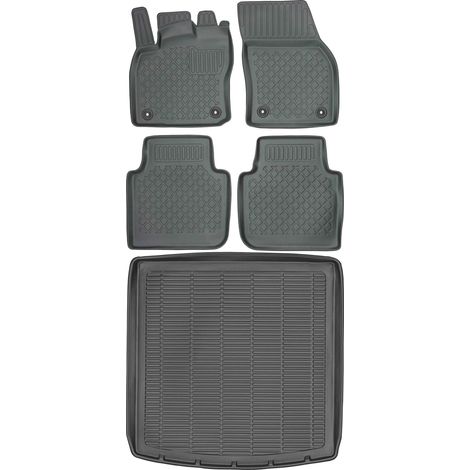 Ensemble de tapis de sol et de coffre pour Volkswagen Tiguan Allspace SUV à partir de 2017