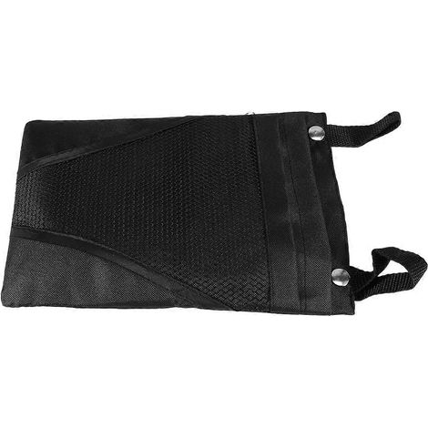 Sacoche de guidon pour téléphone portable et bouteille d'eau, noire, 32 x 18 x 0,5 cm, 1 pièce (1/5)