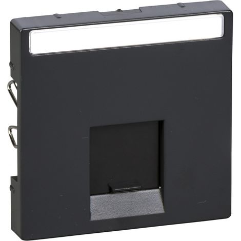 Housse RJ45 Anthracite SCHNEIDER ELEGANCE MTN465814 (1/4)