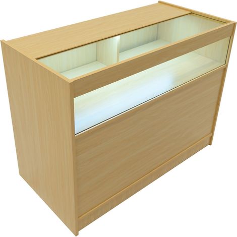 LED Retail Shop Counter B1200 - Maple (1/5)