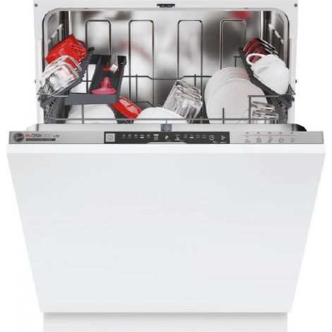 Hoover HI3E9E0S. Posizionamento dell'apparecchio: A scomparsa totale, Dimensione: Dimensione massima (60 cm), Colore della porta: Grigio. Numero di coperti: 13 coperti, Classe emissione rumore: C, ... (1/3)