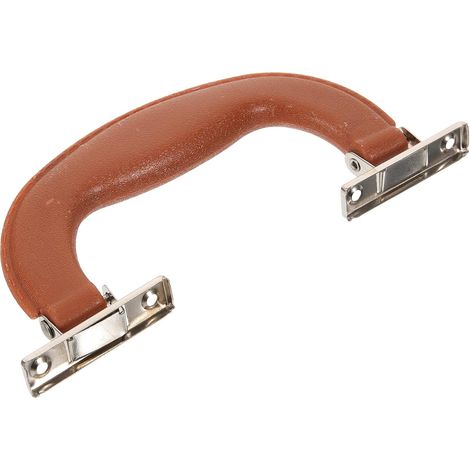 Poignée de Bagage de Rechange Marron en Plastique et Métal Poignée de Rechange pour Bagages, Prise Confortable Antidérapante, pour Valise et Bagage (1/5)