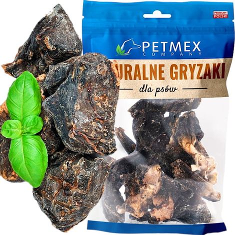 Bocconcini naturali da masticare per cani Petmex Cuori di manzo essiccati 100 g (1/3)