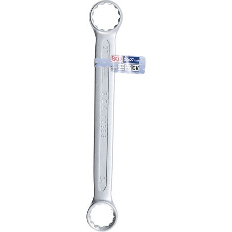 BGS Doppel-Ringschlüssel extra flach SW 24 x 27 mm - 30338