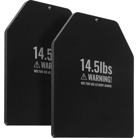 Mophorn Gewichtswestenplatten, 14,5 LB Paare, Premium für Fitnesstraining,12.2x10x0.5 in / 309x248x12 mm ±10mm