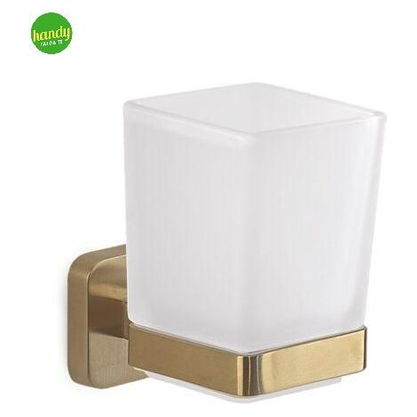 Portaspazzolino da muro Gedy Tonga oro matt (1/4)