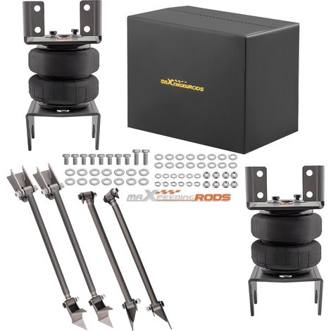 Weld On Triangulated 4 Link 2500 Bags Air Ride Suspension Kit Brackets 24'' Bars (1/5)