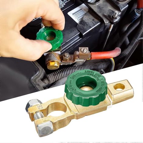 Disjoncteur de batterie Spurtar 12V-24V, bornier supérieur, déconnecte la batterie et coupe le courant, compatible avec les voitures, camions, camping-cars, bateaux, etc., bouton.