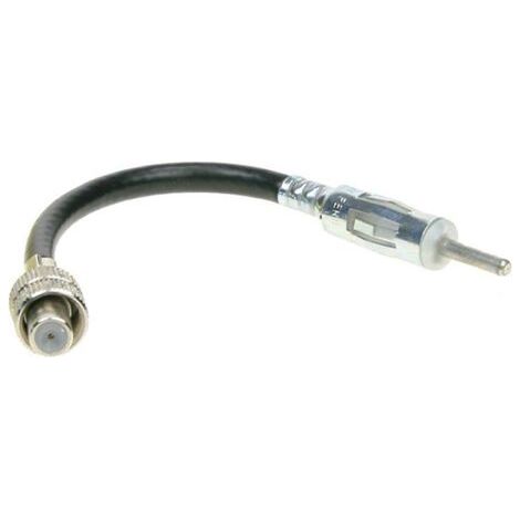Adaptateur antenne à visser DIN – Connecteur pour voitures précâblées – Installation rapide et efficace – Compatible avec antennes standards (1/2)