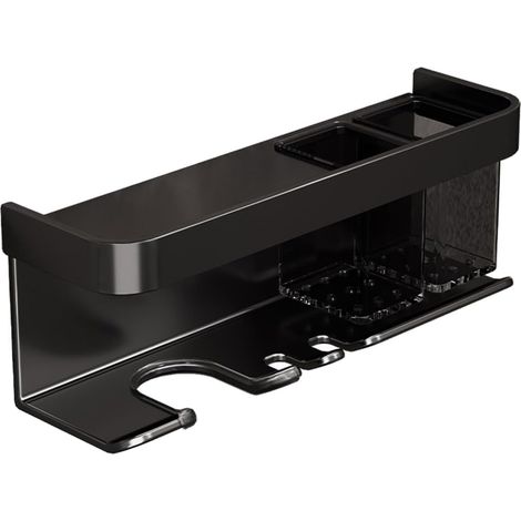 Soporte de almacenamiento de aluminio resistente y resistente a la oxidación para secadores de pelo.