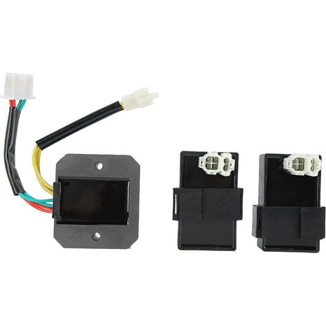3-teiliges Set Doppelzündung CDI + Regler/Gleichrichter, passend für XL 600 V Transalp 1989-1996 (1/5)