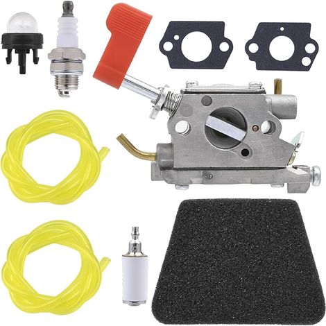 Carburateur C1U-W32 pour Poulan PP136E PPB100E PPB150E PPB200E PPB250E PPB300E PPB32SST PP446ET PP446E SM446E PP46ET Zama Carb Trimmer Sécateur 545006017 (1/4)