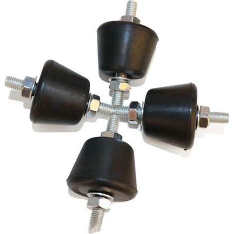 Climatiseur split mural antichoc, antibruit et pieds amortisseurs, avec une capacité de charge maximale de 70KG 4PCS 1 (1/2)