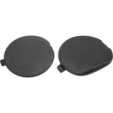 Front and rear bumper tow hook cover for 2014-2019 sedan - Black - EL1 BB replacement (1/4)