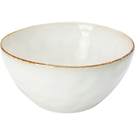 Tazón para caldo blanco y marrón (1/2)