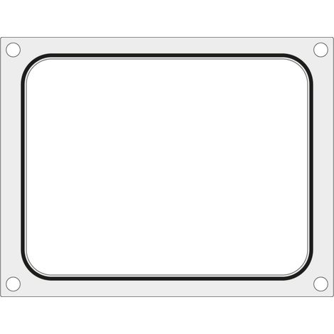 Molde de matriz para máquina selladora Hendi para envases de bandeja sin división 227x178 mm - Hendi 805572 (1/2)