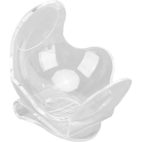Porte-balles de tennis à clip ceinture en ABS transparent, petit format et portable, idéal pour l'entraînement et la compétition. Gain de temps. (1/5)