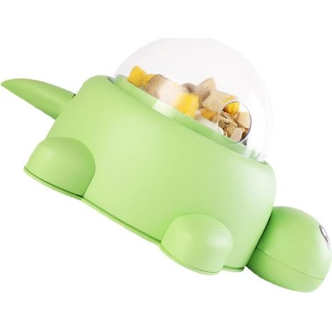 Gamelle pour chien à alimentation lente avec distributeur tortue rotatif, anti-ballonnements, idéale pour les mangeurs lents (1/5)