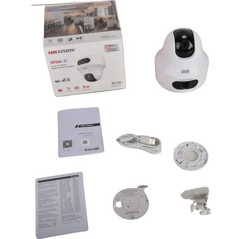Telecamera PT, doppia lente, tracciamento intelligente, DS-2CFWQ6-D, 2,8 mm (1/2)