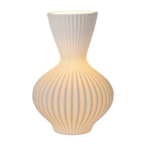 Lampada da tavolo porcellana bianca E14 Momoro Lucide