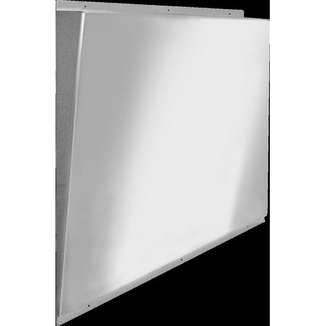 KWC Spiegel, HEAVY DUTY, Edelstahl, 460x531x62 mm, Schräg, Sichtb. Bef (1/2)
