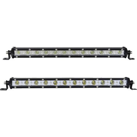Barra de luz LED, patrón de haz combinado, carcasa de aluminio duradera, 2 unidades de haz amplio de 13 pulgadas (1/2)