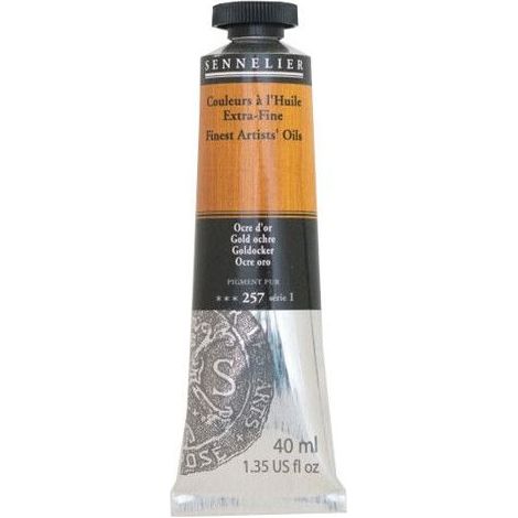 Couleurs à l'huile - Sennelier - Or Ocre - 40ml - Jaune - Mixte