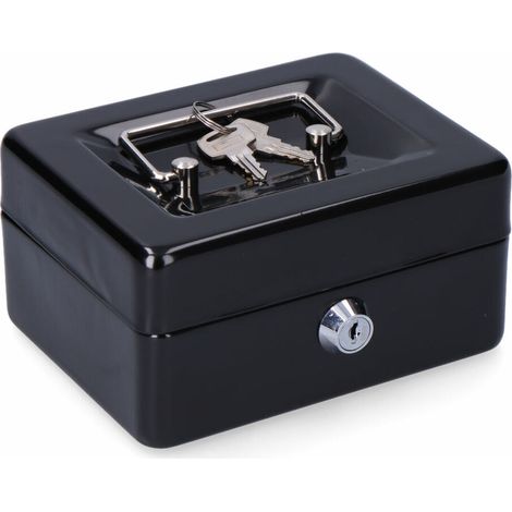 Coffre-fort Micel CFC09 M13393 15,2 x 11,8 x 8 cm Acier noir