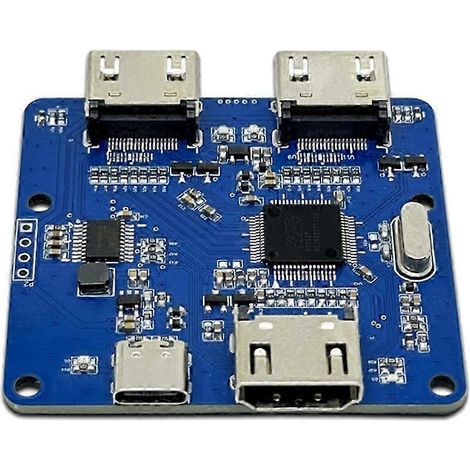 Module d'affichage, module répartiteur compatible HDMI, 1 entrée 2 sorties, décodeur, console PS, ordinateur portable, 1 entrée 2 sorties, module moniteur, JH3 (1/5)