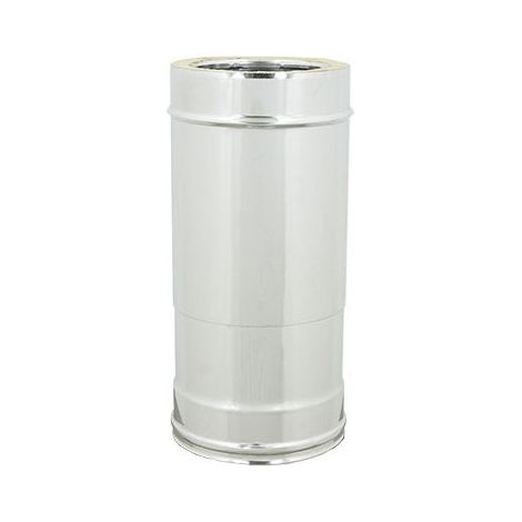 Tubo inox telescopico coibentato doppia parete di 180 - de 230 mm (1/2)