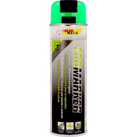 Craie en aérosol pour marquage, vert vif, pour le marquage sur neige