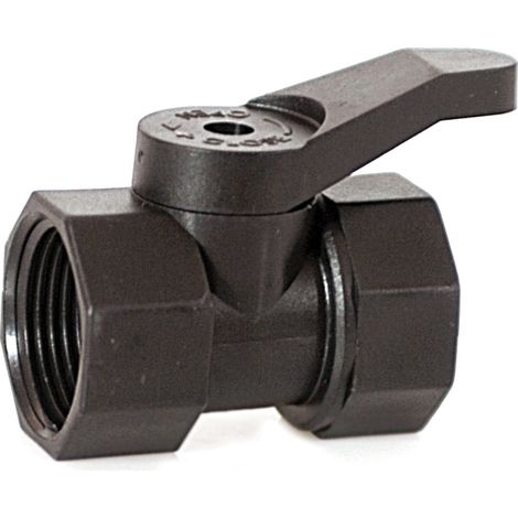 RACCORDO PER TUBO IN POLIETILENE MINI VALVOLA FEMMINA/FEMMINA  mis. 3/4x3/4 50.00 pz