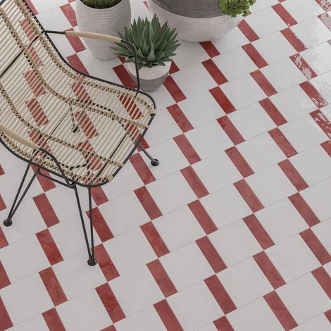 Carrelage Effet Terre Cuite BEJMAT WOW 15x15 cm White (1/3)