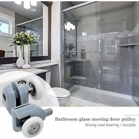 rotelle da 23 mm per porta doccia, rotelle per porta scorrevole del bagno (1/3)