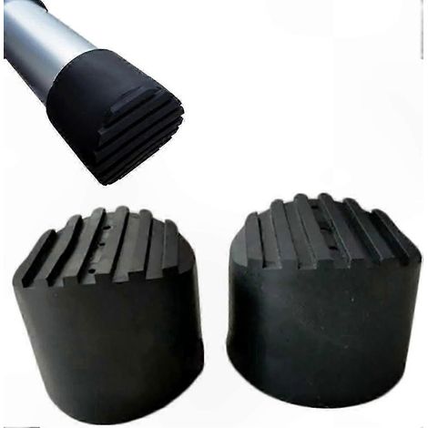 Kit de remplacement pour patins antidérapants en caoutchouc sur échelles extensibles et échelles télescopiques, comprenant patins et housses. (1/3)