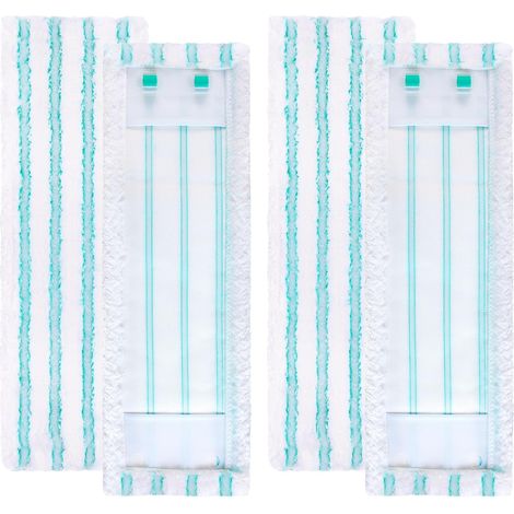 Lot de 12 Housses d'essuie-Glaces de Rechange pour Leifheit Profi XL Micro Duo / Profi XL Cotton Plus,Les Fibres de Microfibres épuisées Peuvent Nettoyer Rapidement différentes Taches de Sol