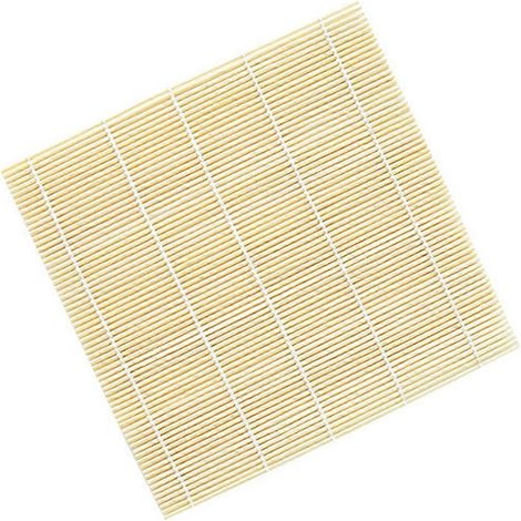 Rouleau en Bambou Naturel pour Préparation Sushi - Tapis de Roulement Professionnel (1/4)