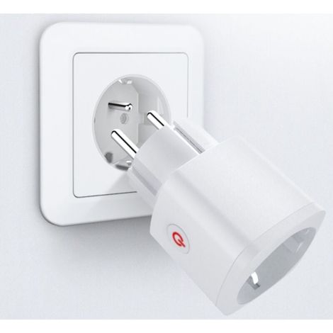 Toma de conexión WiFi, enchufe inteligente de 16A, compatible con Alexa Google Home (1/4)