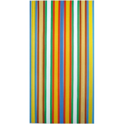 Türvorhang Antilles aus Polyethylen – 90x200 cm – Mehrfarbig – Morel