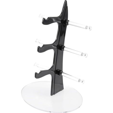 AMXCNOY Présentoir de rangement pour lunettes de soleil et bijoux, support en forme de bateau à voile pour afficher boucles d'oreilles et bracelets (1/4)
