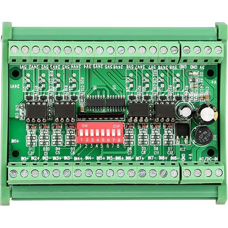 Level Converter 5V / 24V 8 Kanal Spannungspegel Übersetzer Quadrat-Welle PNP NPN-Signal-Konverter-Modul Spannungspegel-Konverter-Brett 10MHZ
