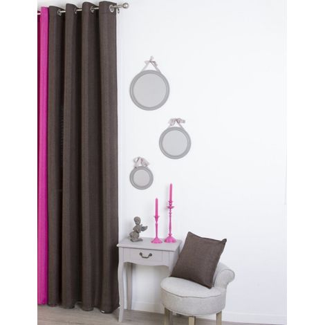 Rideau 140 x 260 cm marron Atmosphera (1/2)