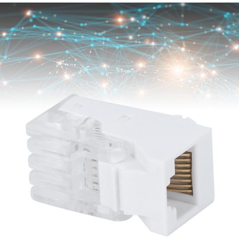 Lot de 3 modules RJ45 CAT5E, connecteurs et adaptateurs pour réseaux informatiques, sans outil (1/5)