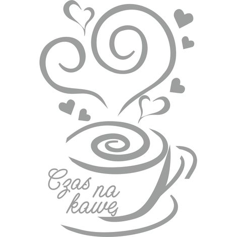 ADESIVI DA CUCINA adesivo tazza da caffè cuore 100 x 50cm G251074 (1/2)