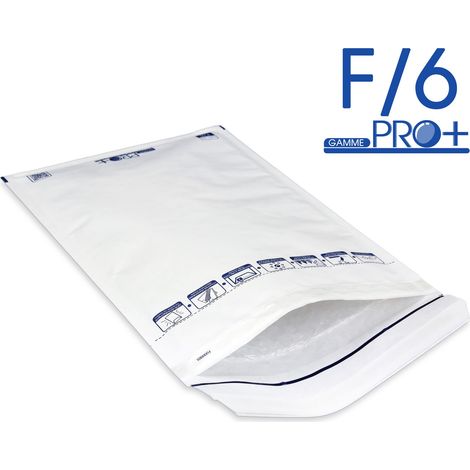 Lot de 10 Enveloppes à bulles PRO BLANCHES F/6 format 210x335 mm